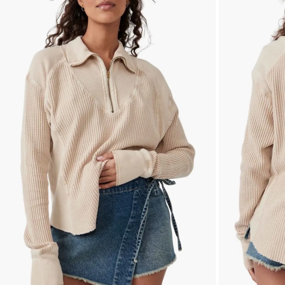 Free People Ashton Half Zip Thermal